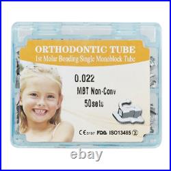 Dental Orthodontic Buccal Tubes Monoblock Roth MBT 022 1st 2nd Molar Bondable