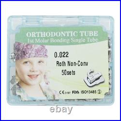 Dental Orthodontic Buccal Tubes Roth MBT 022 1st 2nd Molar Convertible Monoblock