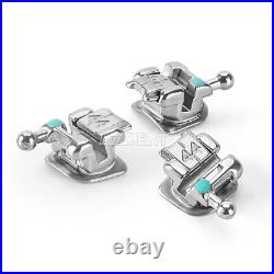 Dental Orthodontic Self Ligating Brackets Roth. 022 Hook 345 Mesh Base/Monoblock