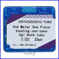 Dental Orthodontic Tubes Molar Buccal Tube 1st 2nd MBT Roth 0.022 Mesh Conv Mono