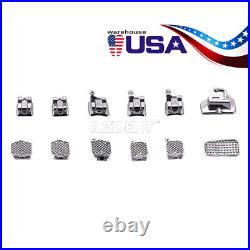 Dental Passive Brackets Braces Self Ligating 3 4 5 Buccal Tubes MBT 0.022 USPS