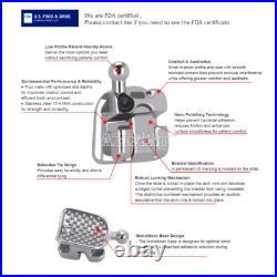 Dental Self Ligating Brackets Roth. 022 Hook 345 Mesh Base/Monoblock Orthodontic