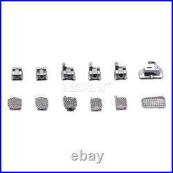 Dental Self Ligating Brackets Roth. 022 Hook 345 Mesh Base/Monoblock Orthodontic