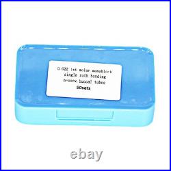 Dentistry Orthodontic Tubes 50 Set 1st 2nd Molar Monoblock Buccal Roth MBT 022 0