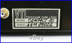 Dual VTL Compact 80 Monoblock Ultra-Linear Tube Power Amplifier Amp