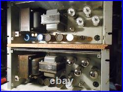 Dukane 1A775C tube mono amplifier pair puse-pull parallel in great working