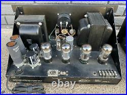 Dynaco Mark VI Vintage Monoblock Tube Amplifier Pair, 120W