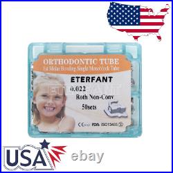 ETERFANT Dental Ortho Buccal Tubes Monoblock Roth 022 018 1st Molar Bondable