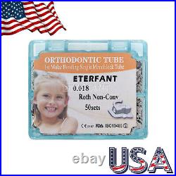 ETERFANT Dental Ortho Buccal Tubes Monoblock Roth 022 018 1st Molar Bondable