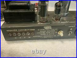 Eico HF-14 Mono Block Tube Amplifiers (2) EL84 6BQ5 Vintage Plug n Play