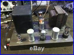 Eico HF-35 Mono Block Amplifier Tested working mullard EL-34 tubes