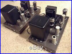 Eico Hf-22 Mono Block Tube Amplifier Nice Working Pair