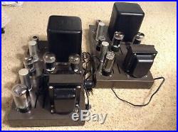 Eico Hf-22 Mono Block Tube Amplifier Nice Working Pair