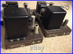 Eico Hf-22 Mono Block Tube Amplifier Nice Working Pair