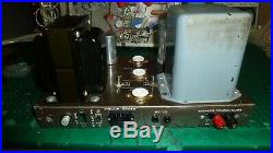 Eico Hf-50 Mono Block Tube Amplifiers Completely Modified And Rebuilt