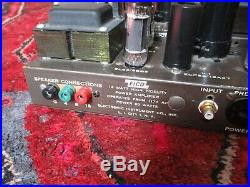 Eico hf-14 mono block tube amplifier amp el84 6bq5 vintage rebuilt restored