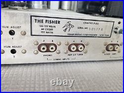 FISHER R-30-S R-30S CONSOLE TUBE AM/FM RECEIVER Stereo preamp / Mono output