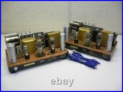FMS Original Vacuum Tube Monaural Power Amplifier Set 2 Used 300B Compatible