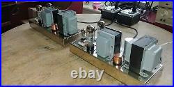 FULLY RESTORED PAIR DYNACO MK IV MONOBLOCK TUBE AMPLIFIERS DYNAKIT MarkIV