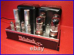 Fantastic Vintage Mcintosh Amp Model Mc60 Mono Block Tube Amplifier Works