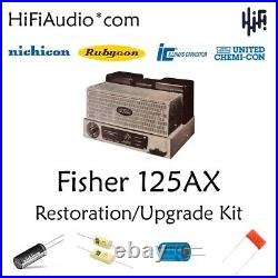 Fisher 125AX monoblock amp restoration recap repair service rebuild kit fix