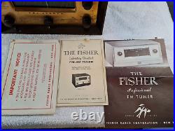 Fisher 80T tube tuner- Complete, but untested