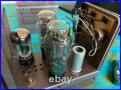 Fisher Model 80-AZ Mono Block Amplifier Super Clean with pair Mullard EL37 tubes
