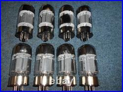 GE 6550A Vacuum Tubes Matched Octet Set of 8 Tested Audio Power Valve Japan JP
