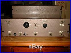 HI-END 1950s MSS TUBE PRE-AMP/50W MONO-BLOCK GRAM-IN HADDON TRANS VOX AC50 LATHE