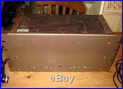 HI-END 1950s MSS TUBE PRE-AMP/50W MONO-BLOCK GRAM-IN HADDON TRANS VOX AC50 LATHE