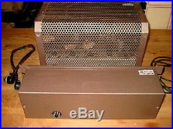 HI-END 1950s MSS TUBE PRE-AMP/50W MONO-BLOCK GRAM-IN HADDON TRANS VOX AC50 LATHE