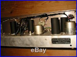 HI-END 1950s MSS TUBE PRE-AMP/50W MONO-BLOCK GRAM-IN HADDON TRANS VOX AC50 LATHE