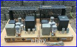 Heathkit W-5M Monoblock Tube Amplifiers, Tubes, Fully Restored, Peerless 16309
