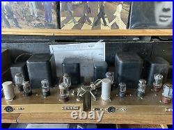 Heathkit W4 -B Mono Blocks WAP-2 Preamps Tube 6v6 12ax7 Stereo Amplifier Vintage