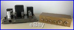 Heathkit W4ma Mono Block Tube Amplifier With Wap2 Mono Tube Preamp As Is