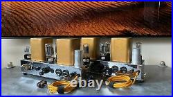 Interelectronics Coronation 400 6L6 Tube Monoblock Pair Restored Ultra Rare