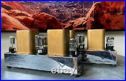 Interelectronics Coronation 400 6L6 Tube Monoblock Pair Restored Ultra Rare