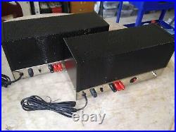 Just Restored! Dynaco Dynakit Mk IV Monoblock Tube Amplifier Identical Pair Mkiv