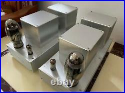 KT150 single end tube mono blocks, custom hand made, perfect sounds