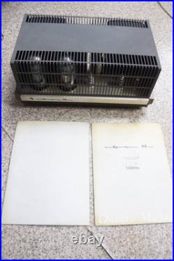 Luxman MB88 Ultimate Monoblock Vacuum Tube Power Amplifier Tested Working