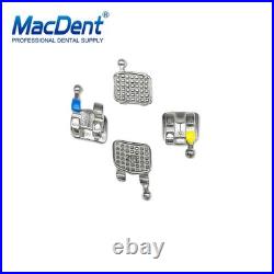 MacDent Dental Orthodontic Metal Bracket Braces / Buccal Tubes 022/018 Monoblock