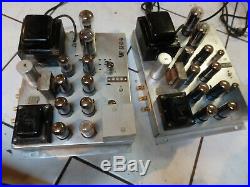 Magnavox Concert Grand Bi-Amped Mono Block Tube Amplifiers restored withtubes