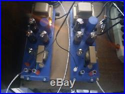 Magnavox tube amplifier Mono Blocks 6v6 pair heavy mod