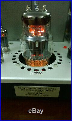 MagnetFi Audio Special Series 6C33C Single Ended Triode SET Monoblock Tube Amps