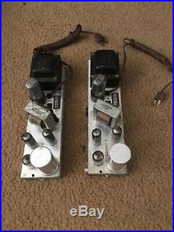 Magnovox 6aq5 Tube Mono Blocks Model 163AA WORKING