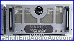 Manley Neo-Classic 250 Monoblock Vacuum Tube Amplifiers 6CA7 Triode Tetrode