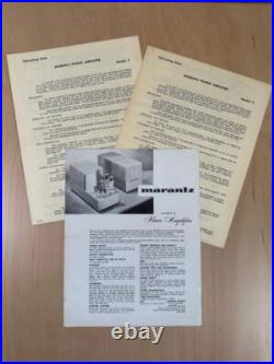 Marantz Model 5 Monoblock Amps Restored/Serviced