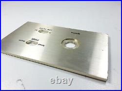 Marantz Model 9 Monoblock Tube Power Amplifier Parts Aluminum Front Lower Panel