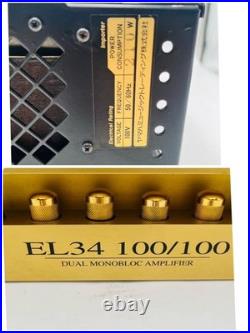 Marshall EL34 100W Vacuum Tube Power Amplifier Rare Used Clean Condition