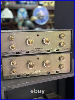 Match Pair of Grommes 207 Vintage Mono Tube Preamp
